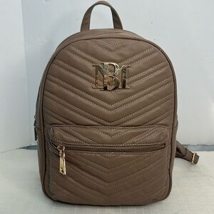 NWT Beige Badgley Mischka Quilted Mini Backpack Badgley Mischka | Bags | Nwt Beige Badgley Mischka Quilted  main image 2